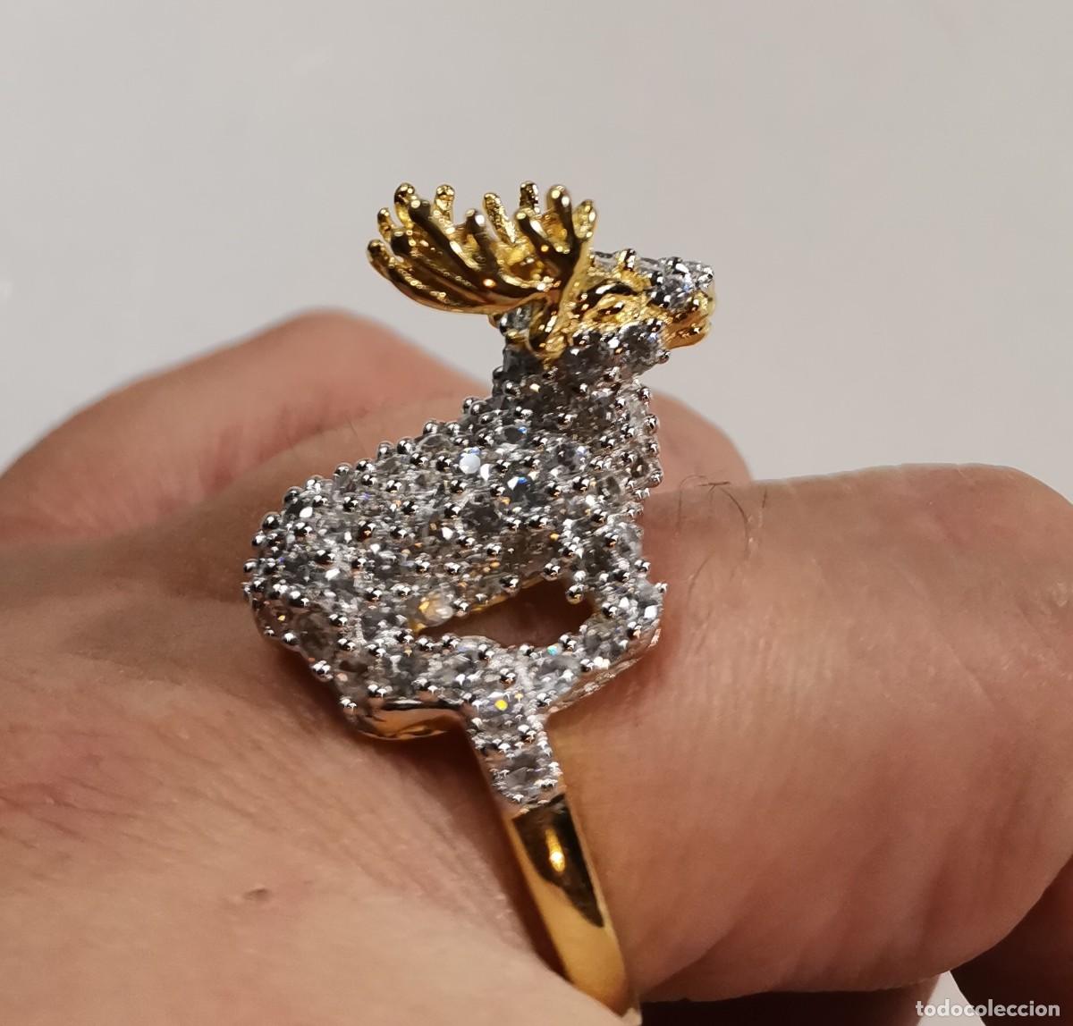 Joyeria: Magn&iacute;fico Anillo en Plata de Ley y Oro - Foto 1