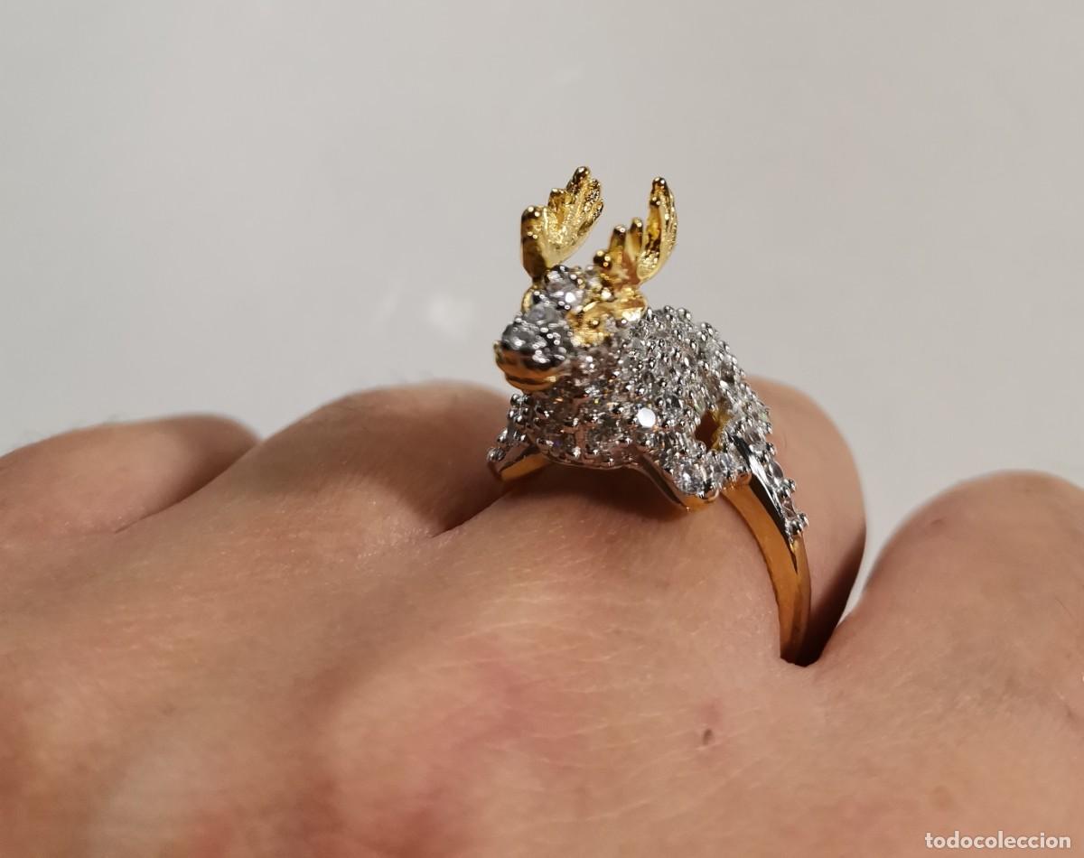 Joyeria: Magn&iacute;fico Anillo en Plata de Ley y Oro - Foto 6