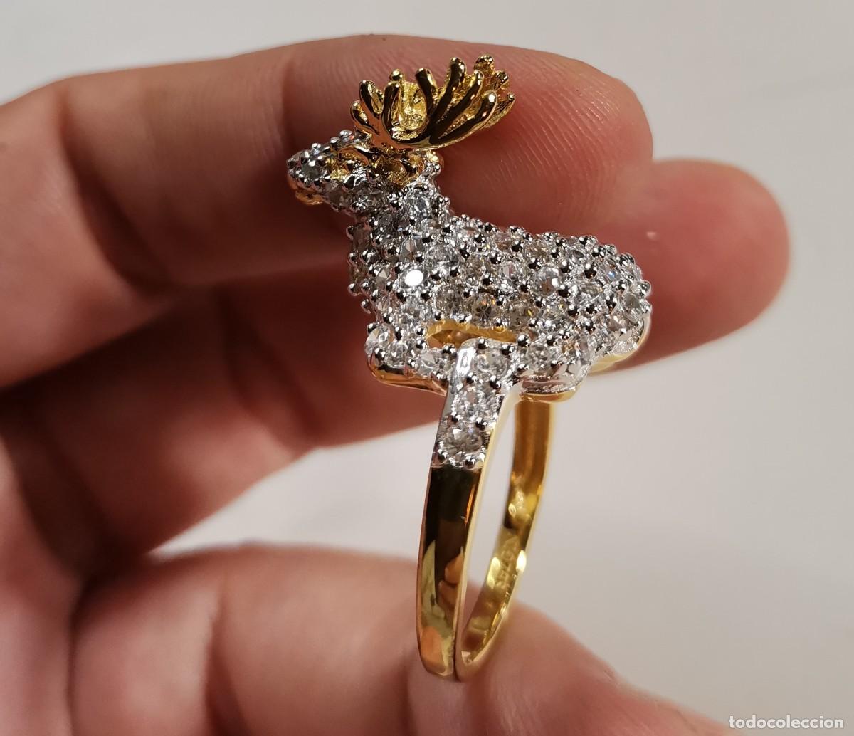 Joyeria: Magn&iacute;fico Anillo en Plata de Ley y Oro - Foto 7