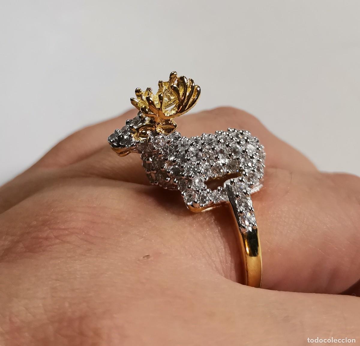 Joyeria: Magn&iacute;fico Anillo en Plata de Ley y Oro - Foto 9