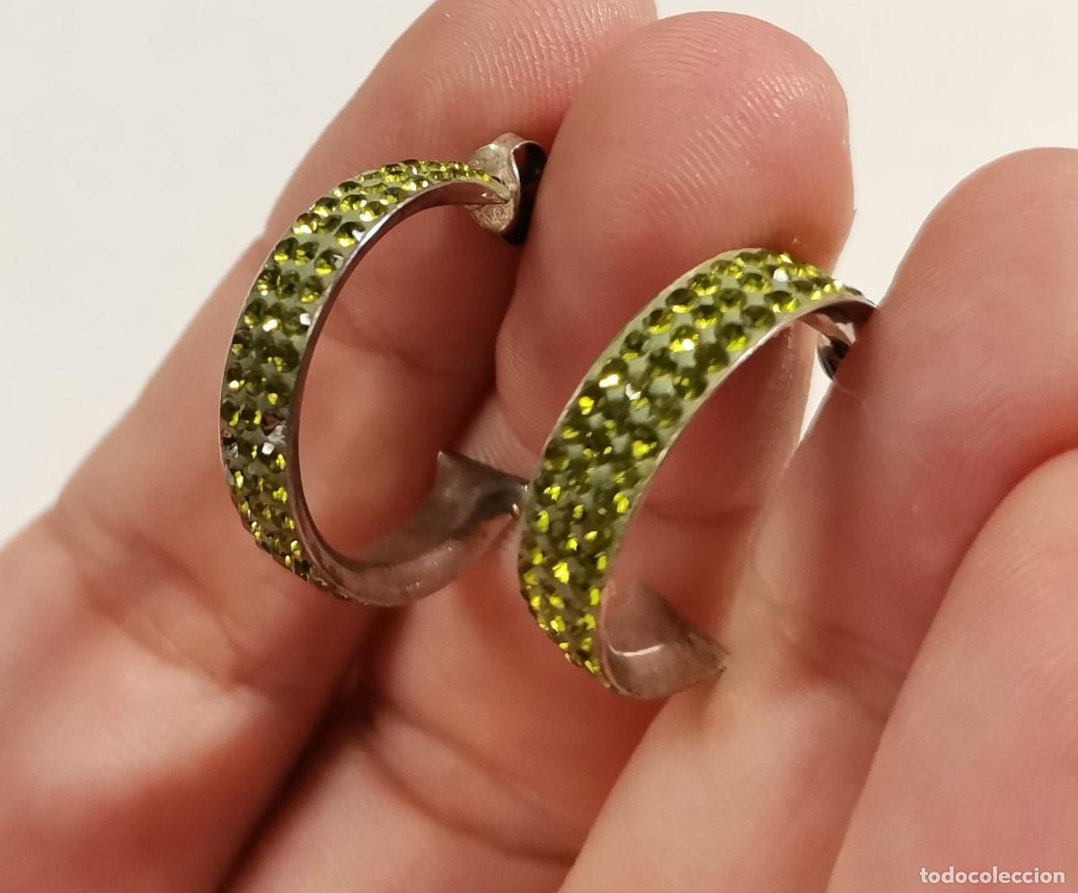 Joyeria: Pendientes en Plata de Ley y Cristal Swarovski - Foto 1