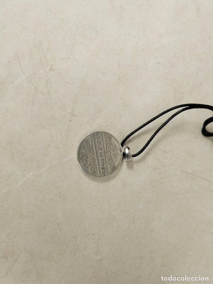 Joyeria: cordon colgante plata 925 double happiness - Foto 2