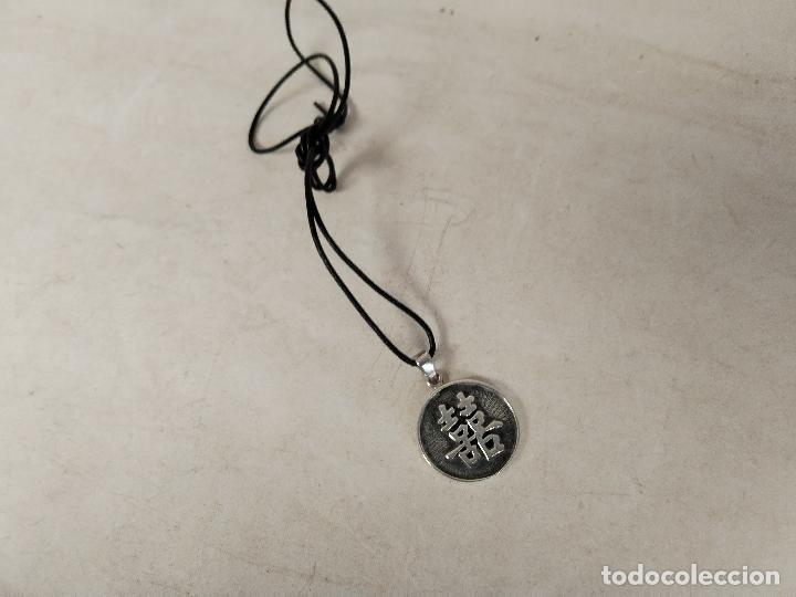 Joyeria: cordon colgante plata 925 double happiness - Foto 3