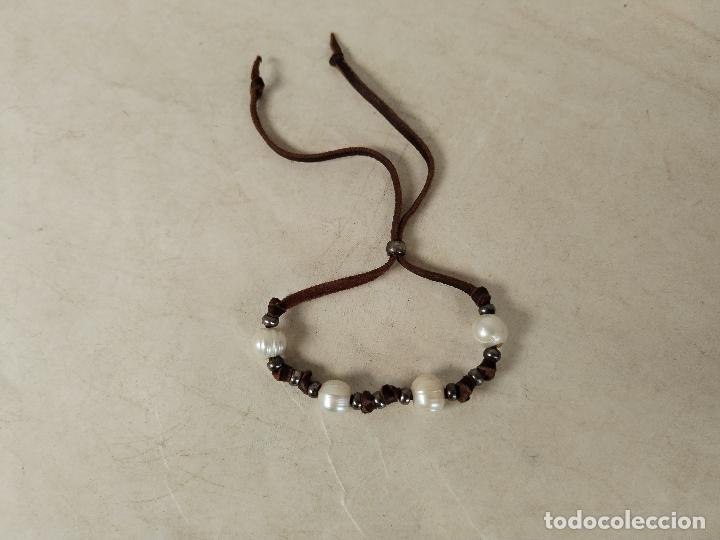 Joyeria: pulsera cordon de perlas cultivadas - Foto 1