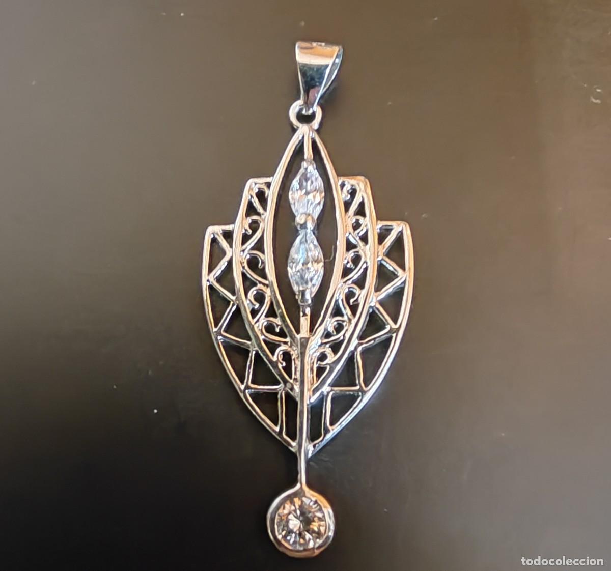 Joyeria: Colgante en Plata de Ley y Circonitas - Foto 2