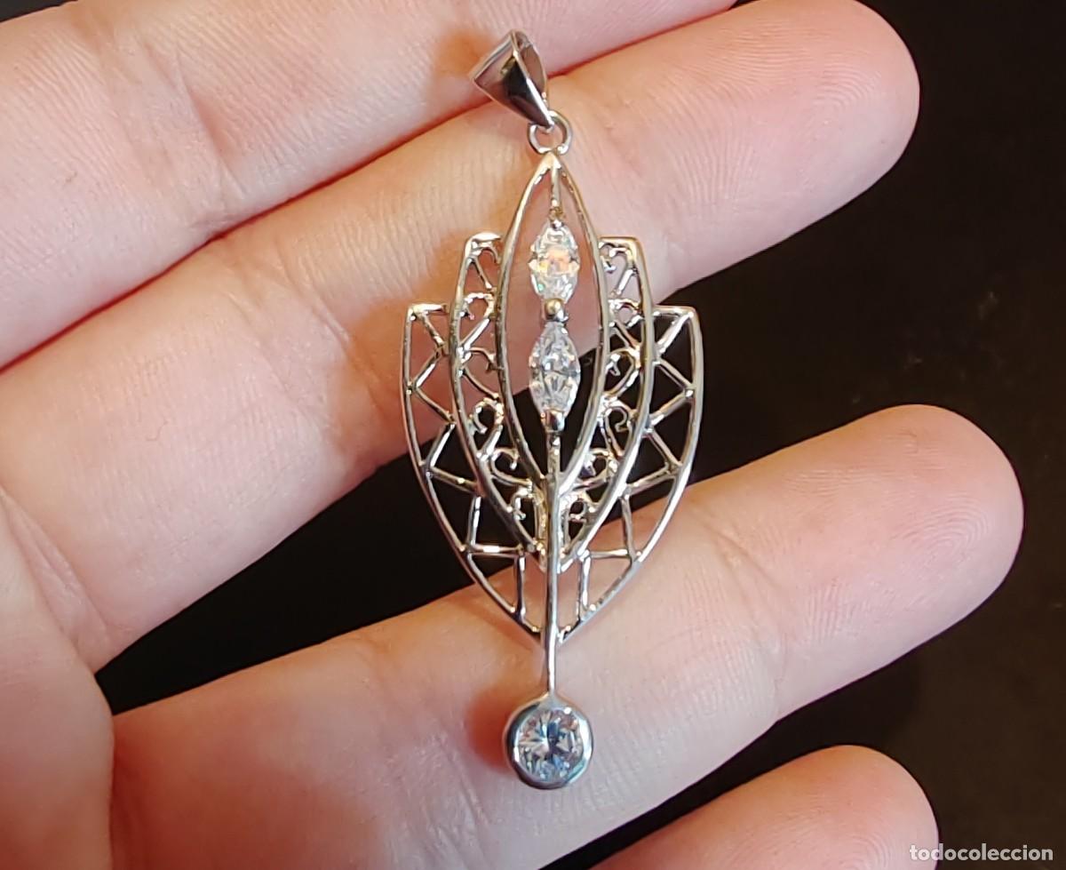 Joyeria: Colgante en Plata de Ley y Circonitas - Foto 4
