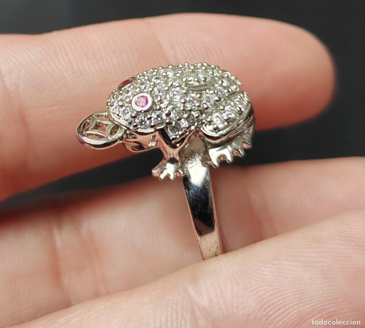 Joyeria: Anillo con Rub&iacute;es, Plata y Oro - Foto 1