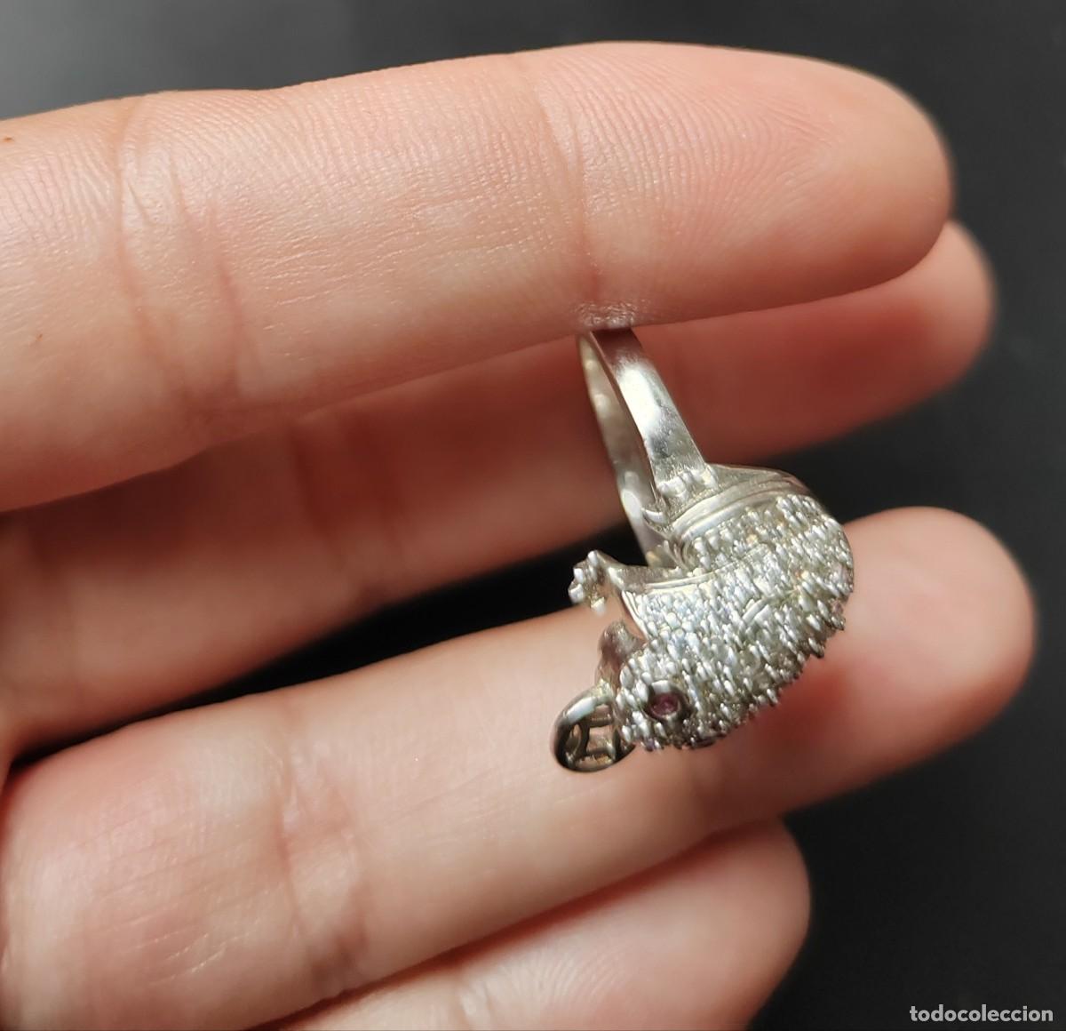 Joyeria: Anillo con Rub&iacute;es, Plata y Oro - Foto 4