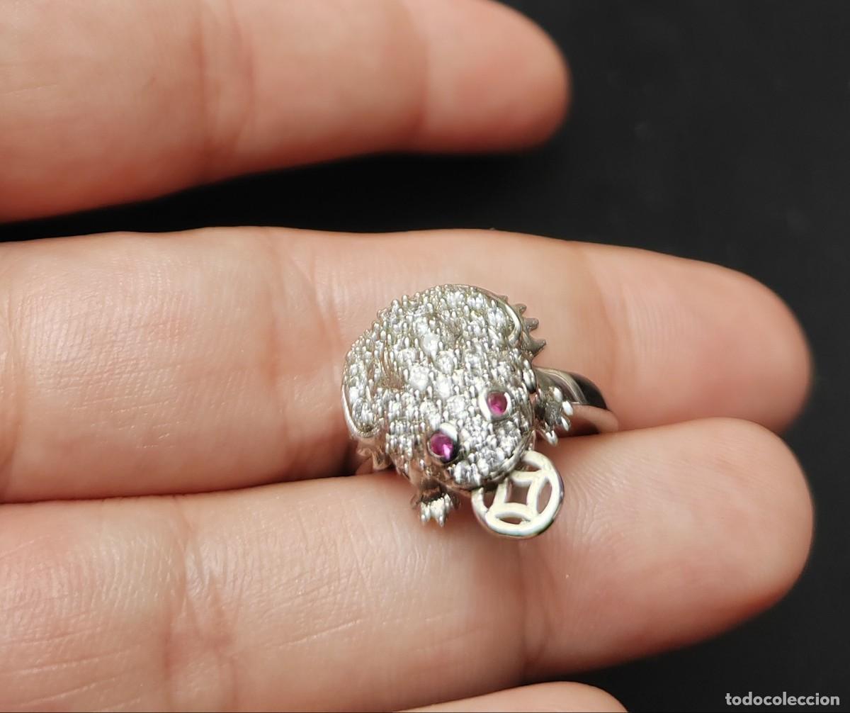 Joyeria: Anillo con Rub&iacute;es, Plata y Oro - Foto 8