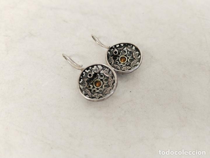 Joyeria: pendientes de colores en plata de ley - Foto 4