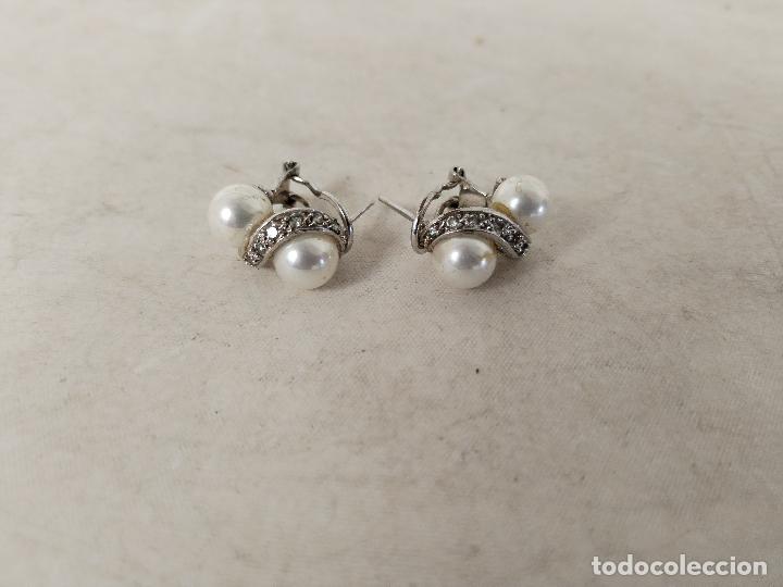 Joyeria: pendientes en plata 925 con perlas - Foto 3