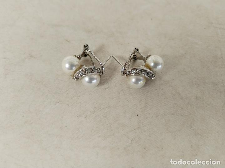 Joyeria: pendientes en plata 925 con perlas - Foto 6