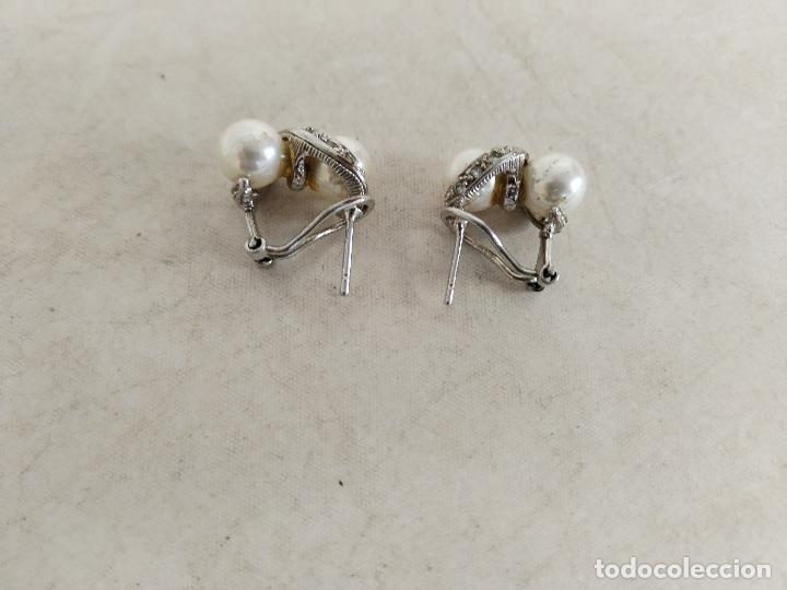 Joyeria: pendientes en plata 925 con perlas - Foto 7