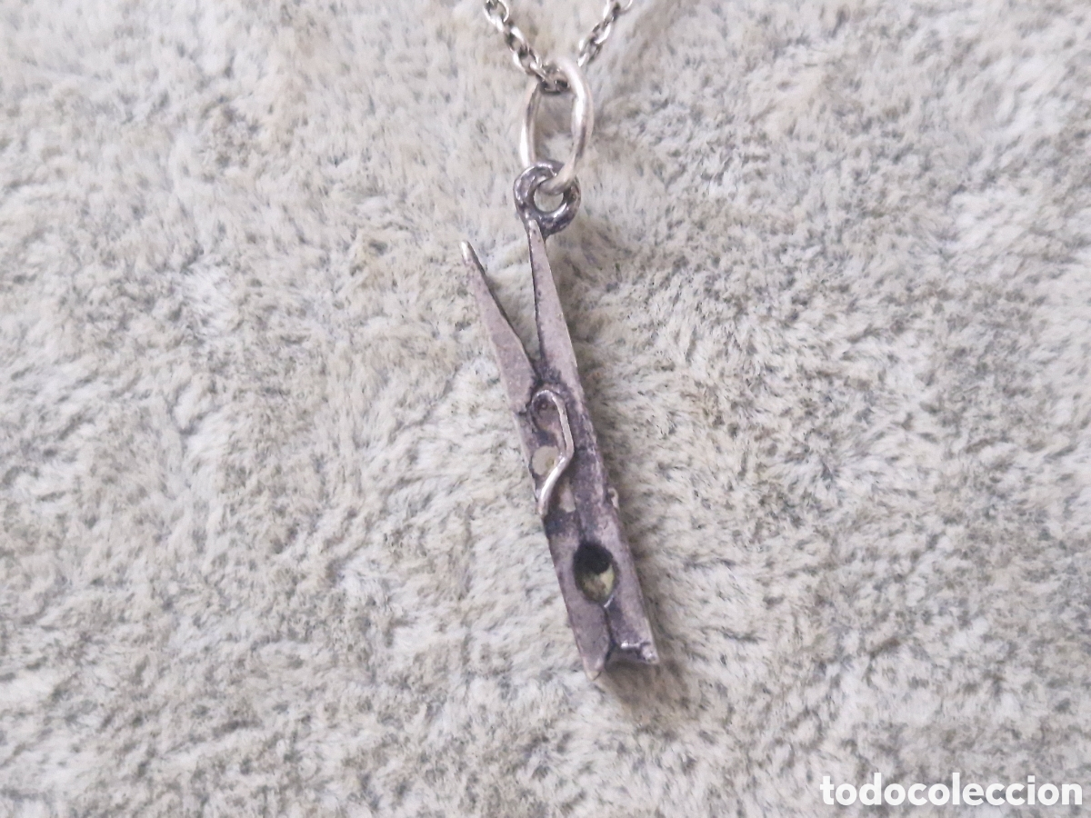 Joyeria: CADENA Y COLGANTE EN PLATA DE LEY PINZA - Foto 3
