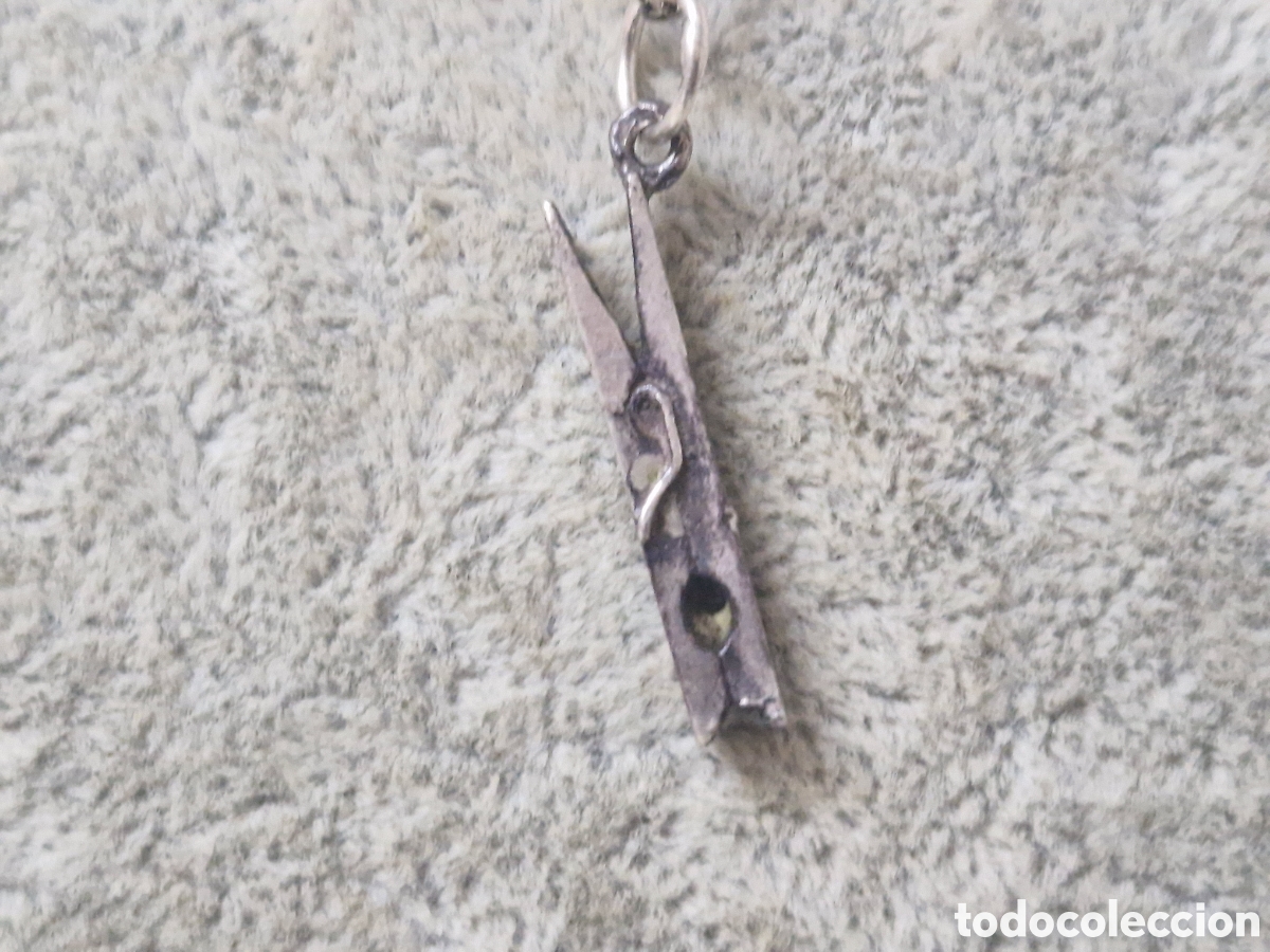 Joyeria: CADENA Y COLGANTE EN PLATA DE LEY PINZA - Foto 4