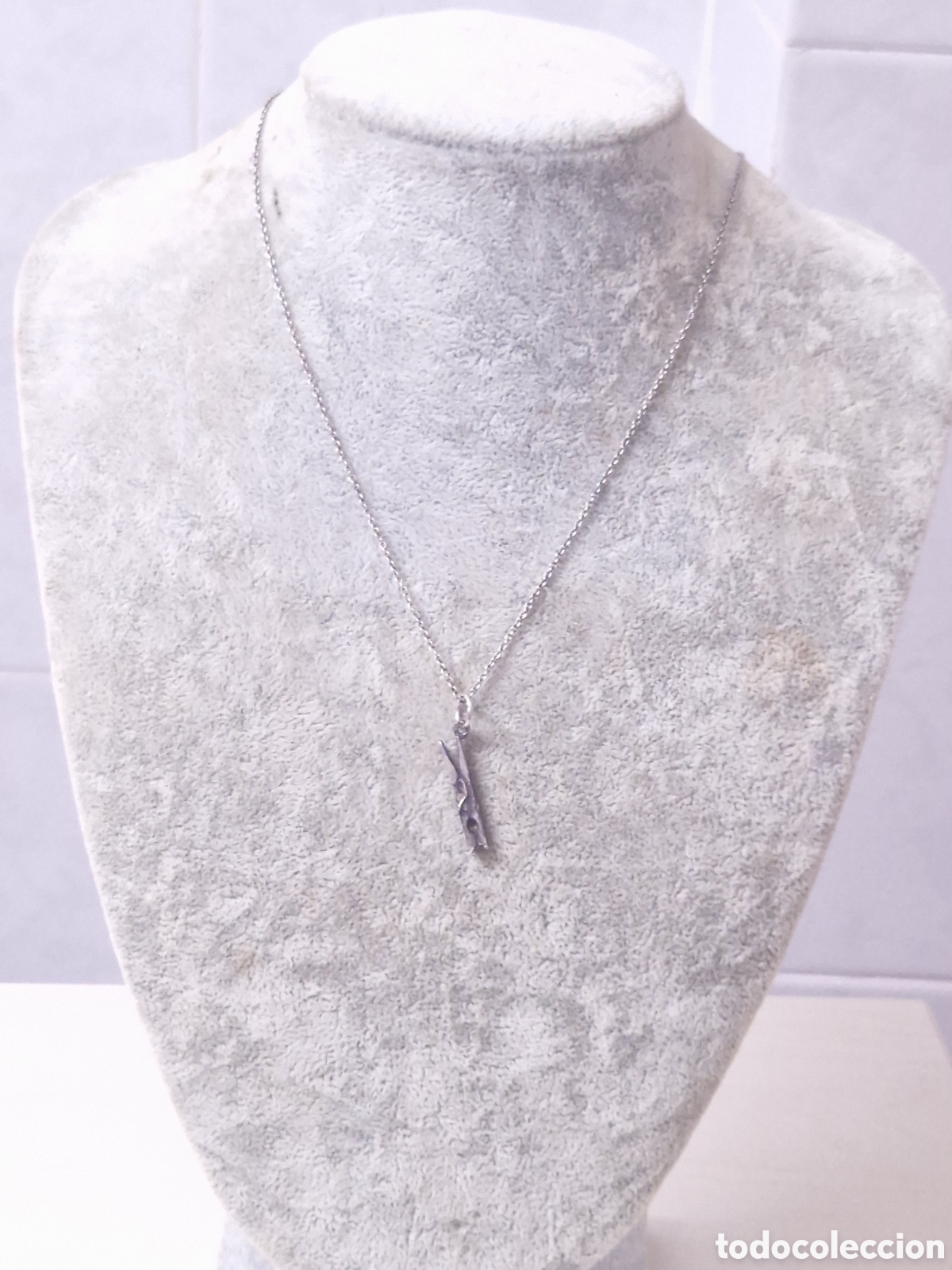 Joyeria: CADENA Y COLGANTE EN PLATA DE LEY PINZA - Foto 5