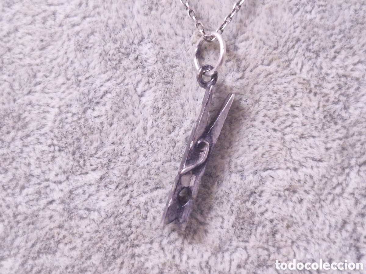 Joyeria: CADENA Y COLGANTE EN PLATA DE LEY PINZA - Foto 1