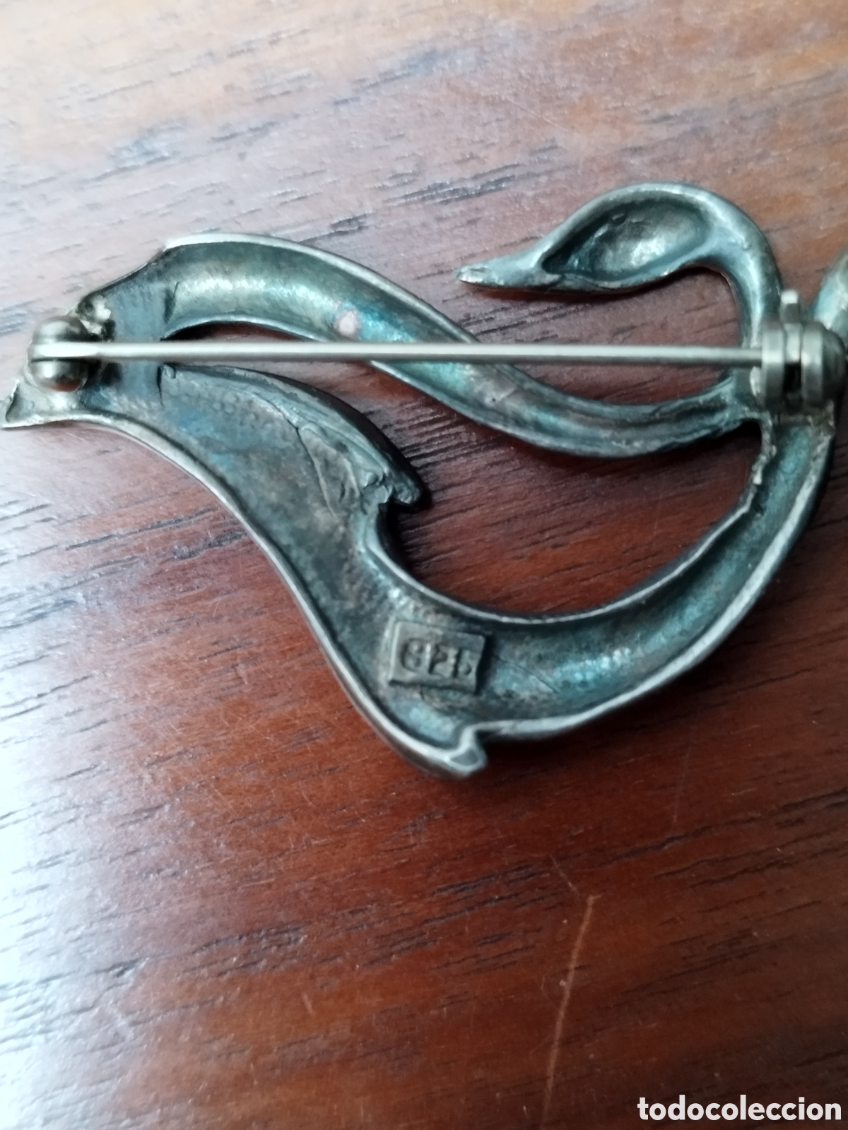 Joyeria: Broche Cisnes Plata 925 - Foto 2