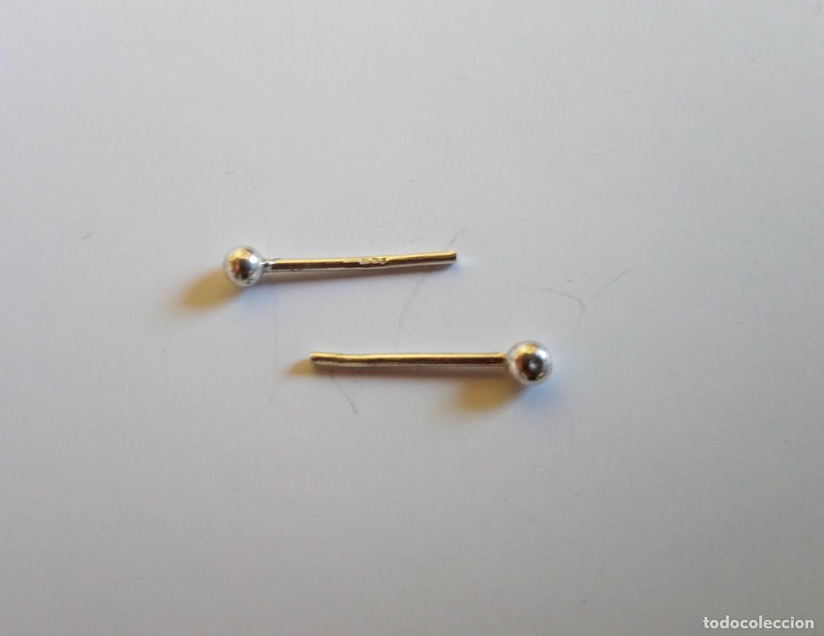 Joyeria: PENDIENTES DE PLATA DE LEY - BOLAS (1 MM) - NUEVOS - Foto 10