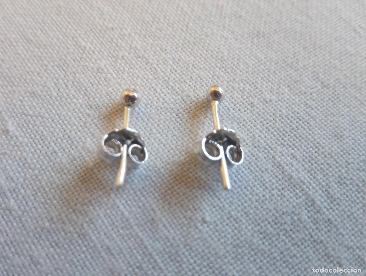 Joyeria: PENDIENTES DE PLATA DE LEY - BOLAS (1 MM) - NUEVOS - Foto 13
