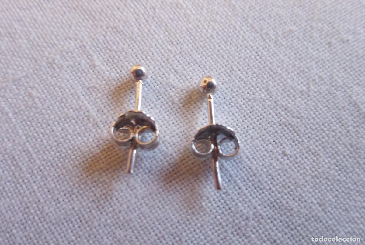Joyeria: PENDIENTES DE PLATA DE LEY - BOLAS (1 MM) - NUEVOS - Foto 14