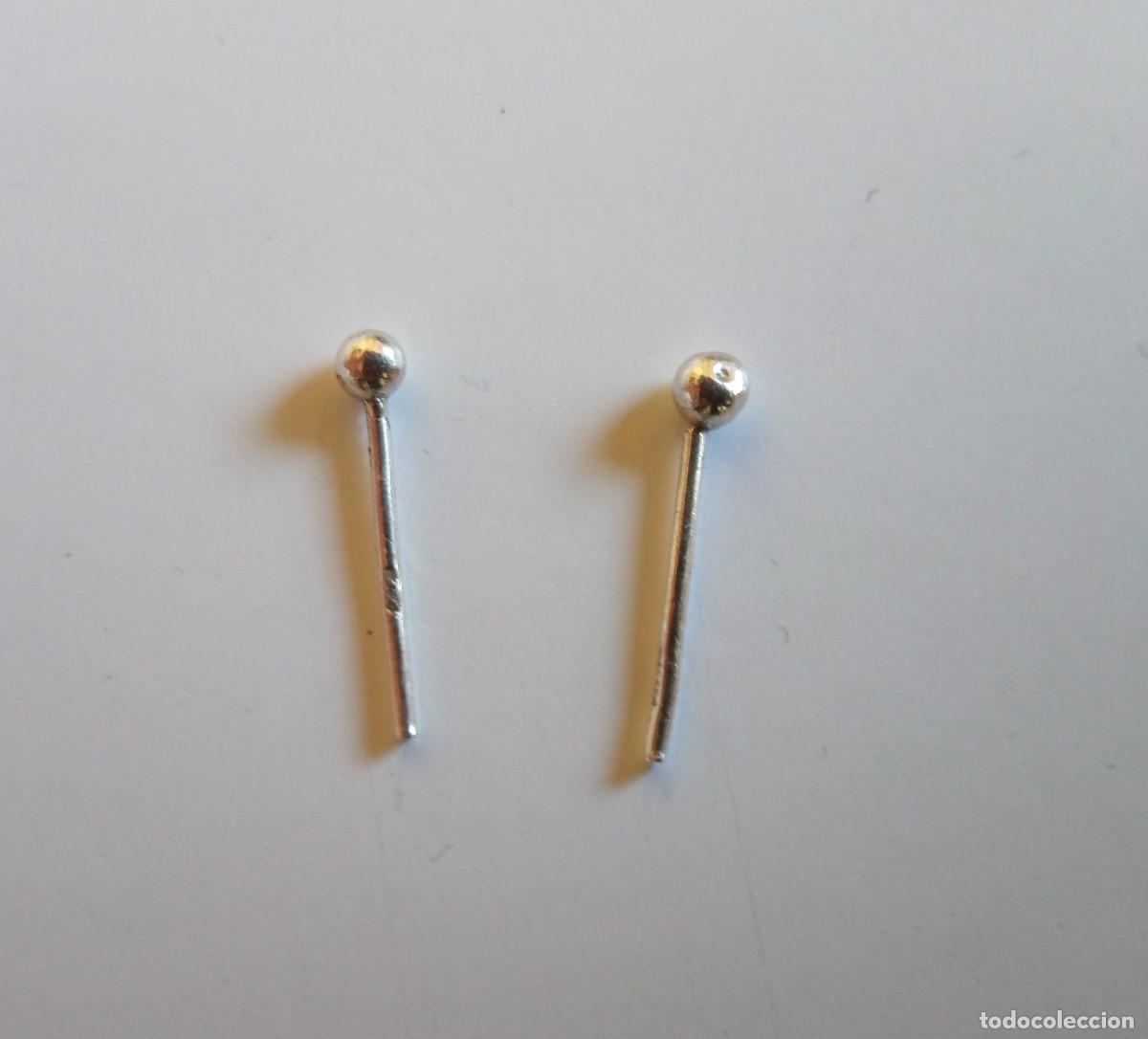 Joyeria: PENDIENTES DE PLATA DE LEY - BOLAS (1 MM) - NUEVOS - Foto 16