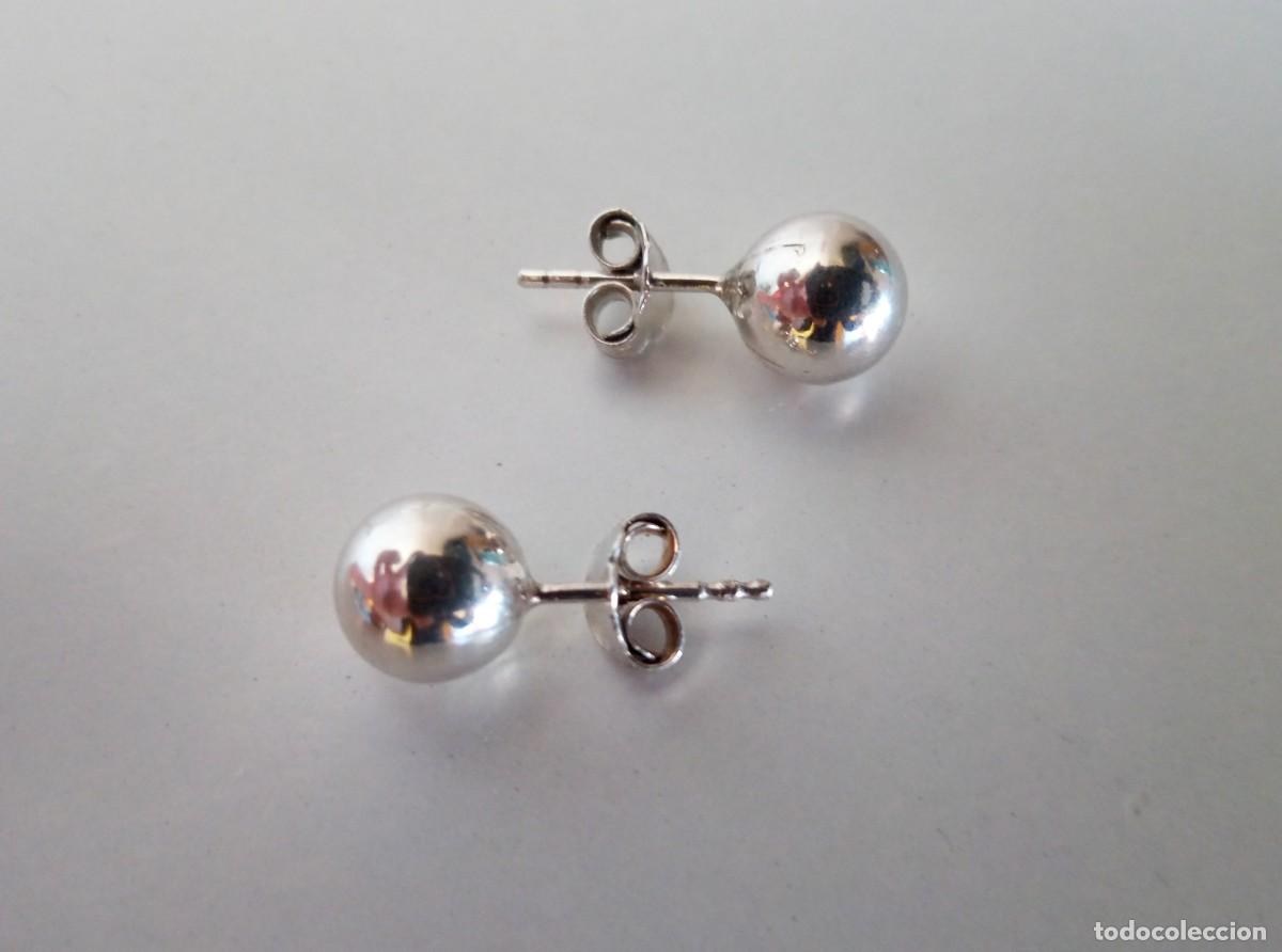 Joyeria: PENDIENTES DE PLATA DE LEY - BOLAS (6 MM) - NUEVOS - Foto 4