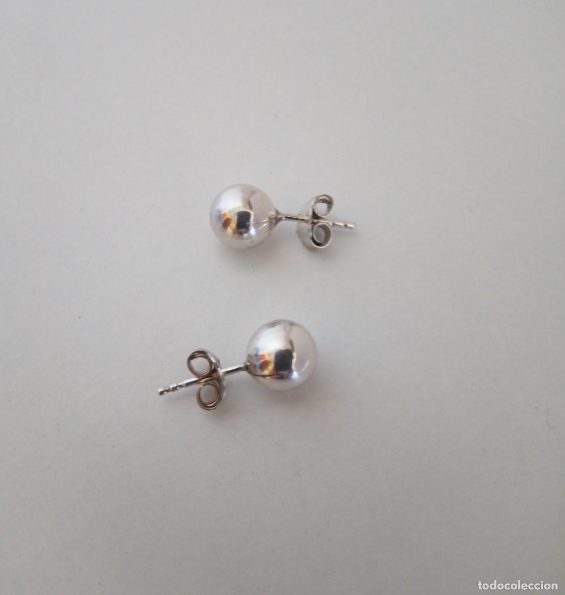 Joyeria: PENDIENTES DE PLATA DE LEY - BOLAS (6 MM) - NUEVOS - Foto 6