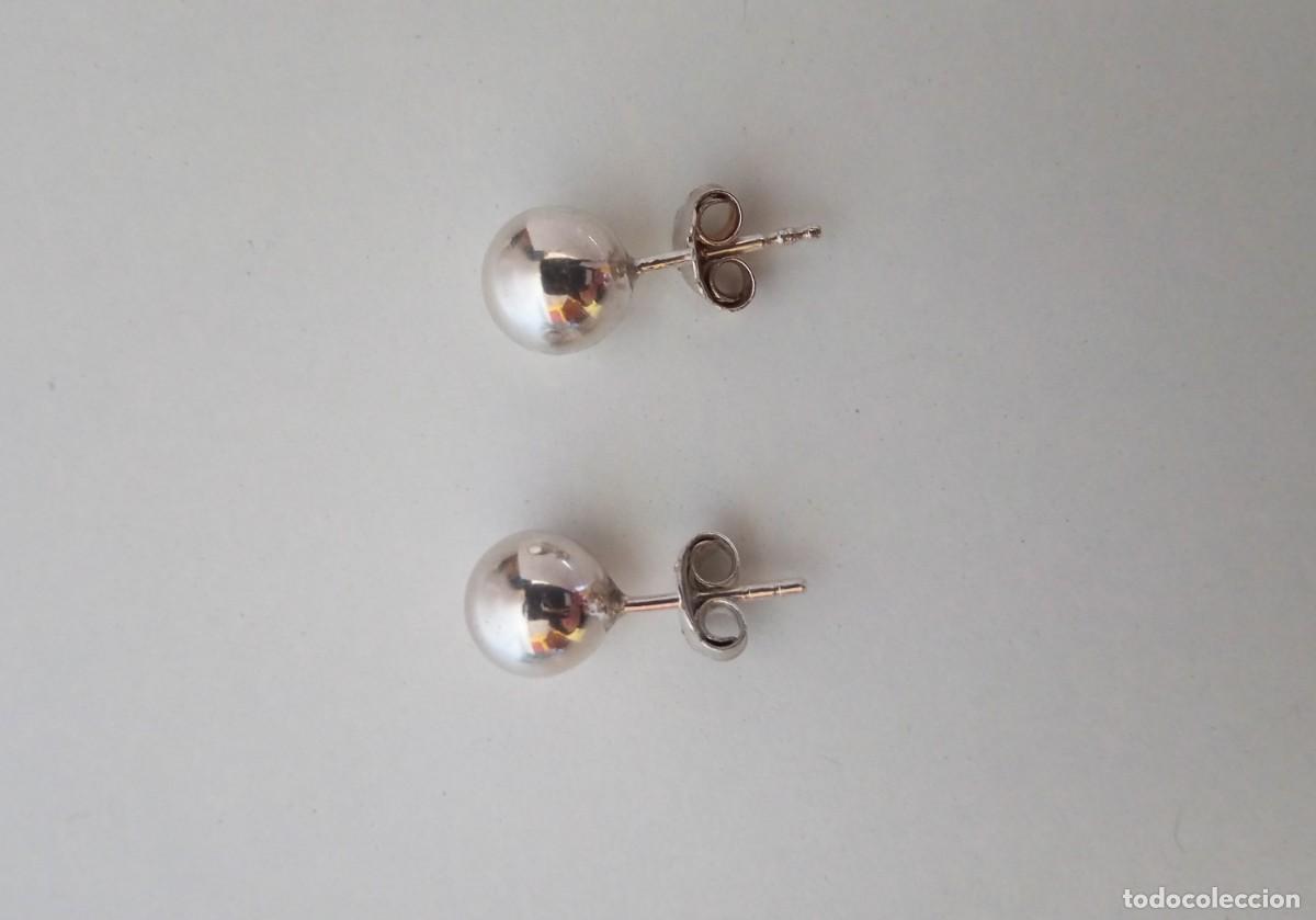 Joyeria: PENDIENTES DE PLATA DE LEY - BOLAS (6 MM) - NUEVOS - Foto 8