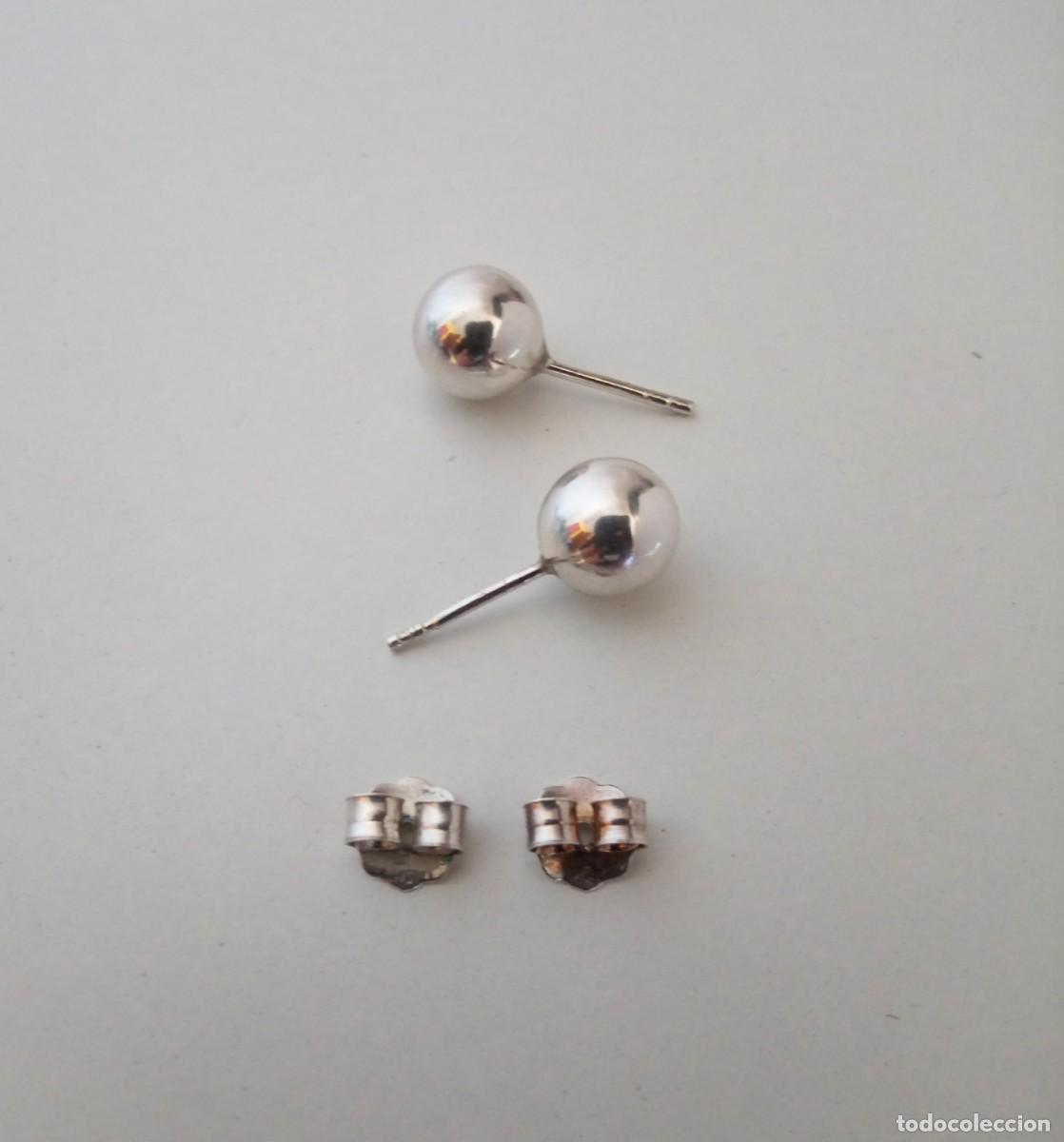 Joyeria: PENDIENTES DE PLATA DE LEY - BOLAS (6 MM) - NUEVOS - Foto 10