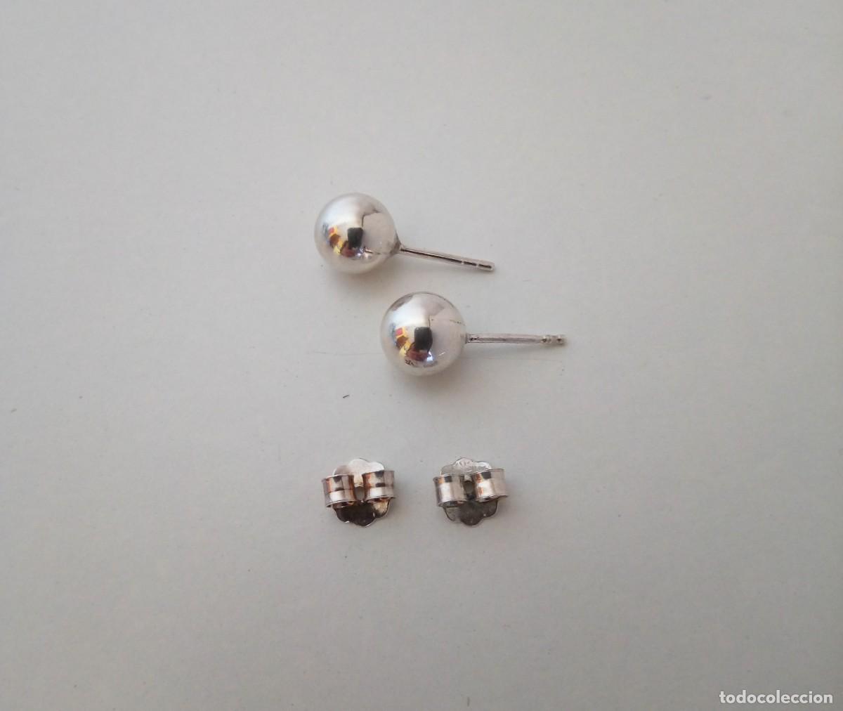 Joyeria: PENDIENTES DE PLATA DE LEY - BOLAS (6 MM) - NUEVOS - Foto 11