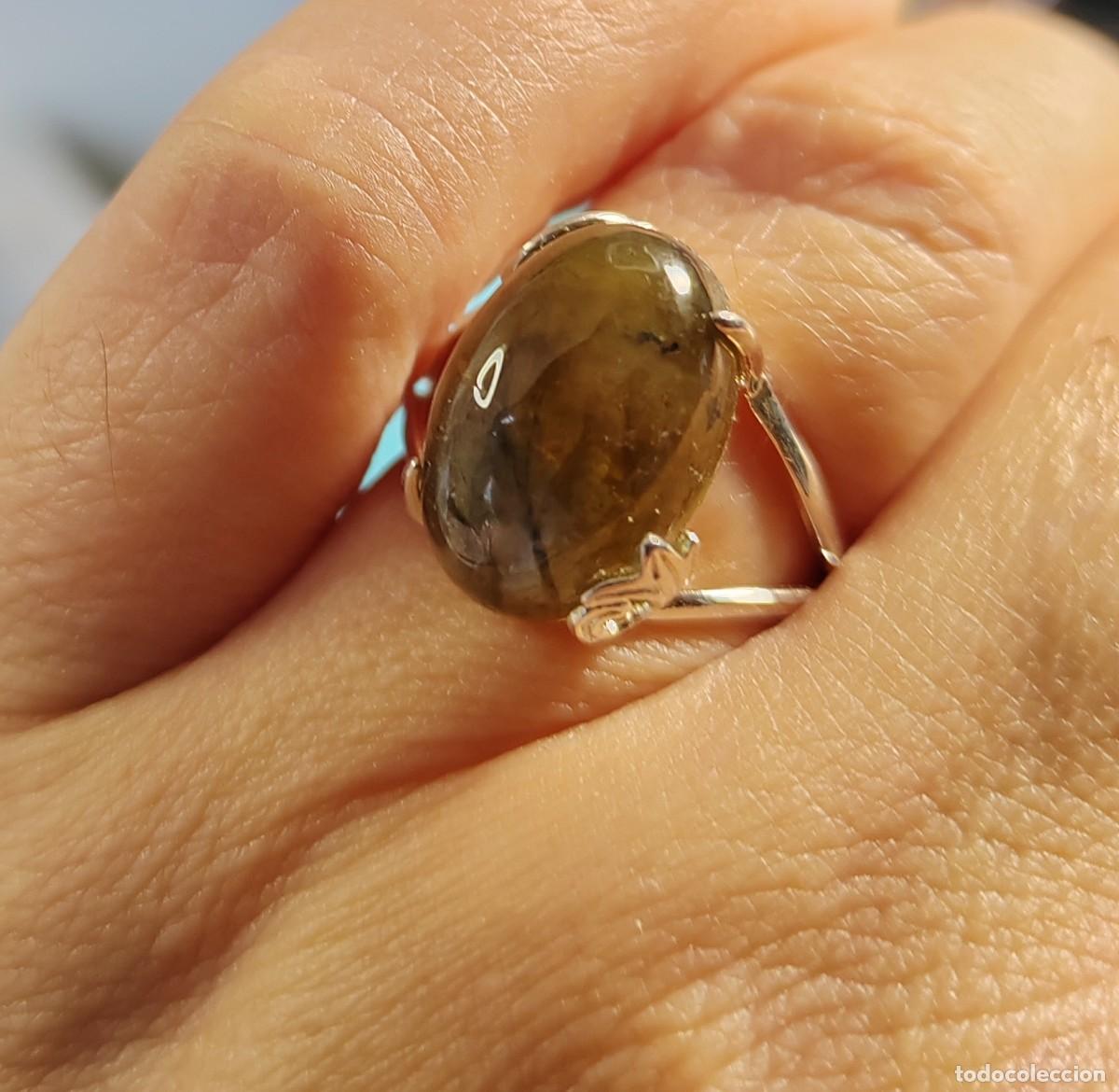 Joyeria: Anillo en Plata de Ley y Labradorita - Foto 3