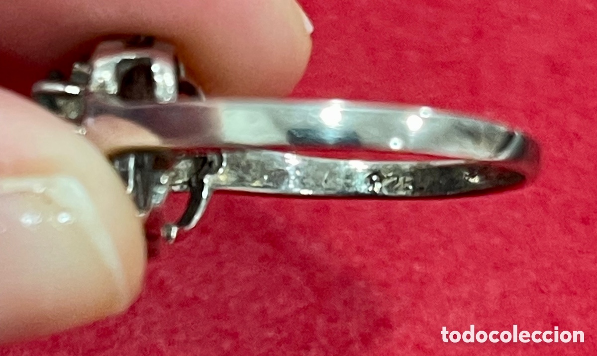 Joyeria: Anillo en plata de ley contrastada. - Foto 4