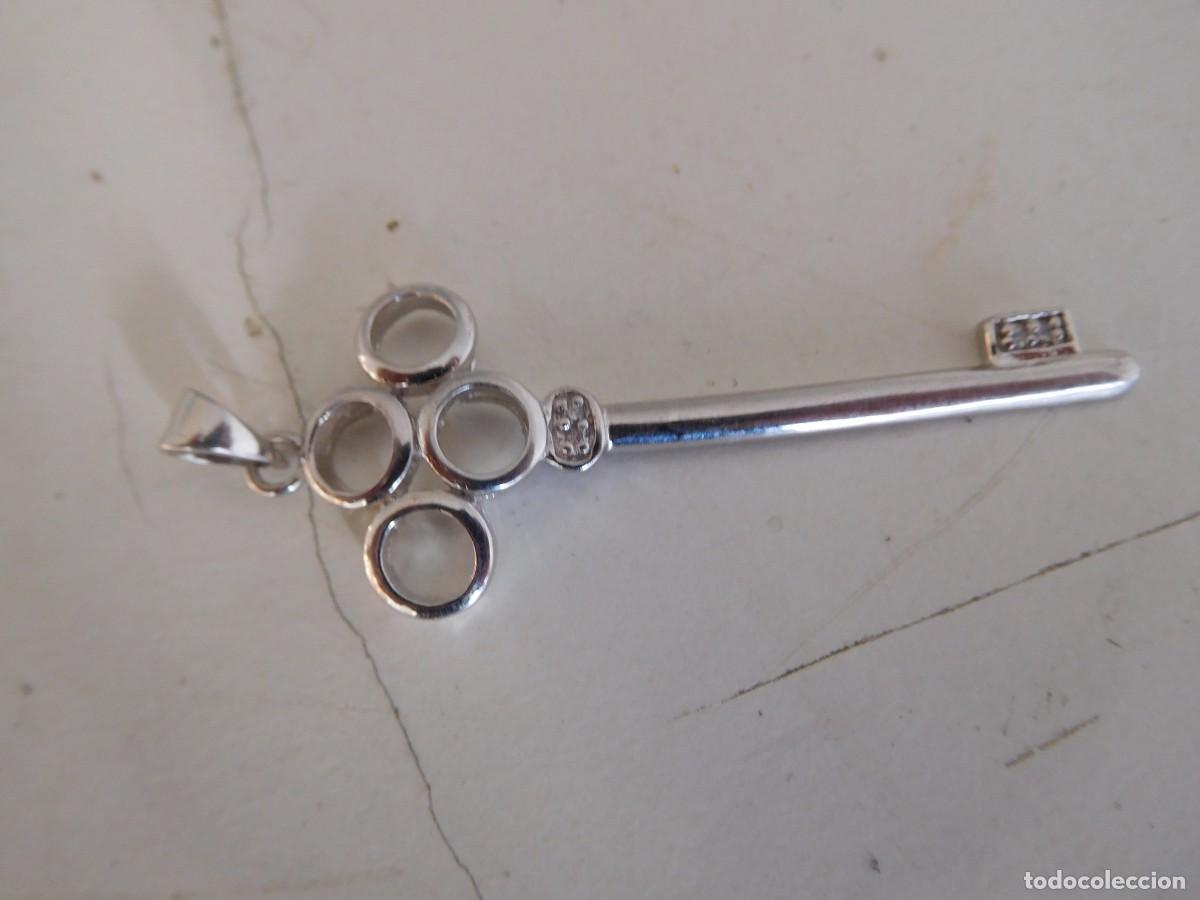 Joyeria: Colgante de plata llave - Foto 1