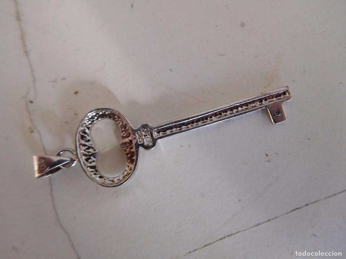 Joyeria: Colgante de plata llave - Foto 2