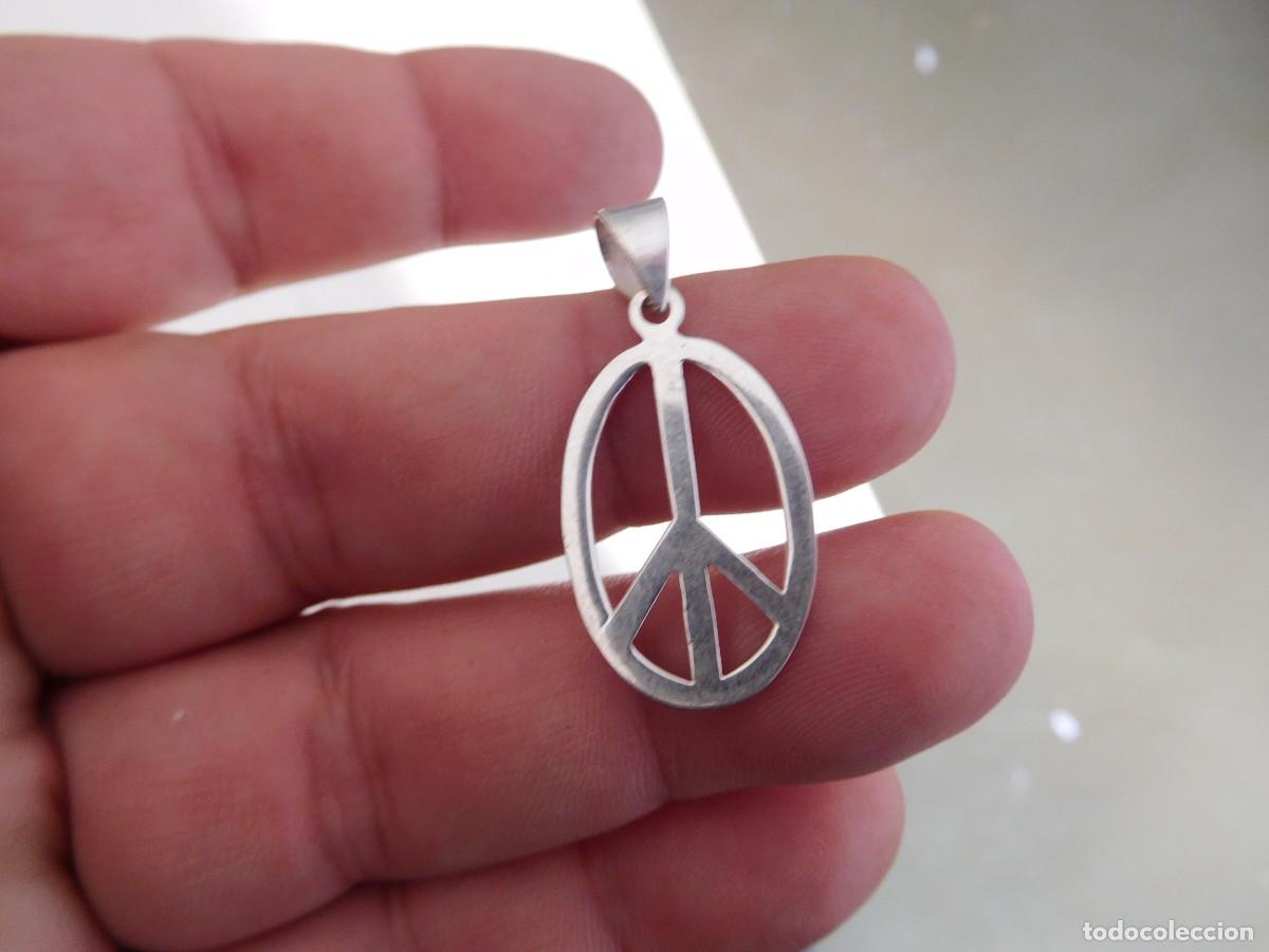 Joyeria: Colgante de plata s&iacute;mbolo de la paz - Foto 1