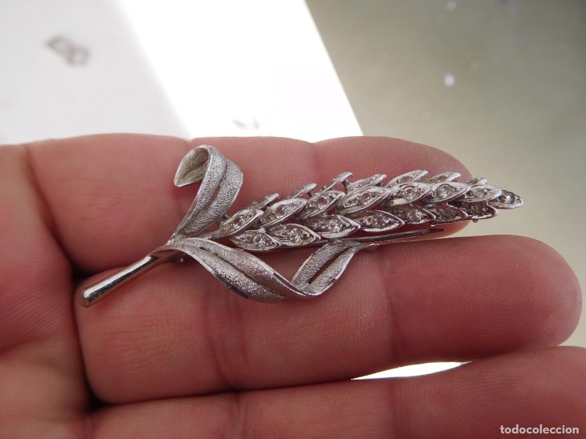 Joyeria: Broche de plata rodiada vintage - Foto 2