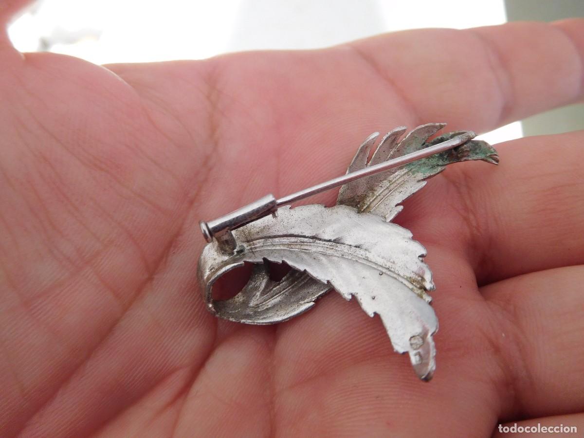Joyeria: Broche de plata rodiada vintage - Foto 3
