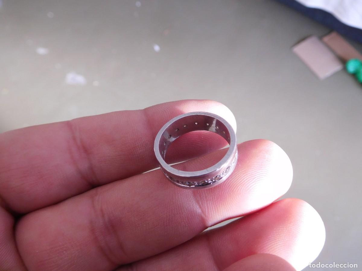 Joyeria: Anillo de plata y piedras o cristales - Foto 3