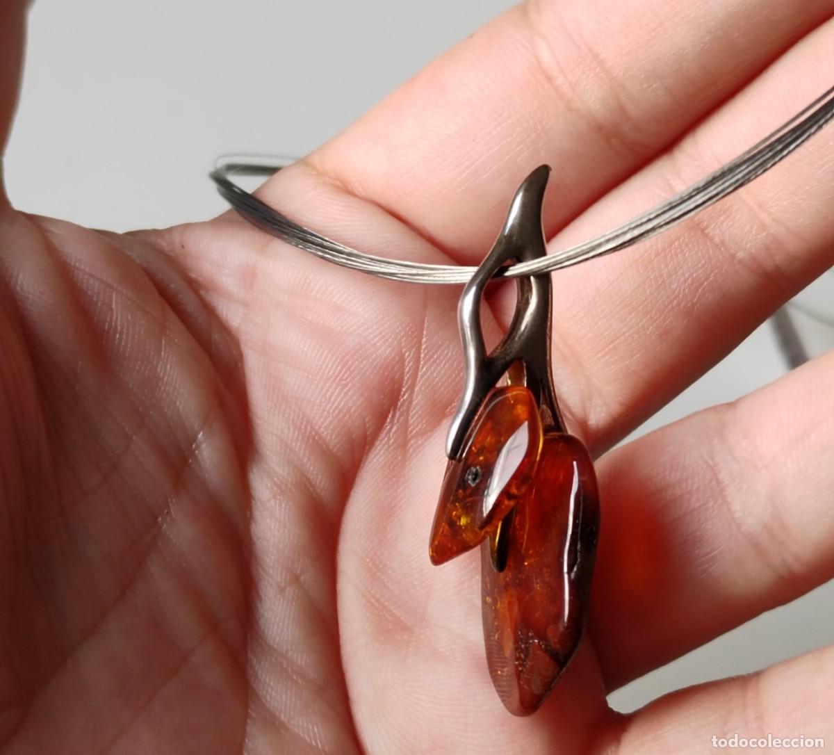 Joyeria: Gargantilla con &Aacute;mbar B&aacute;ltico y Plata de Ley - Foto 2