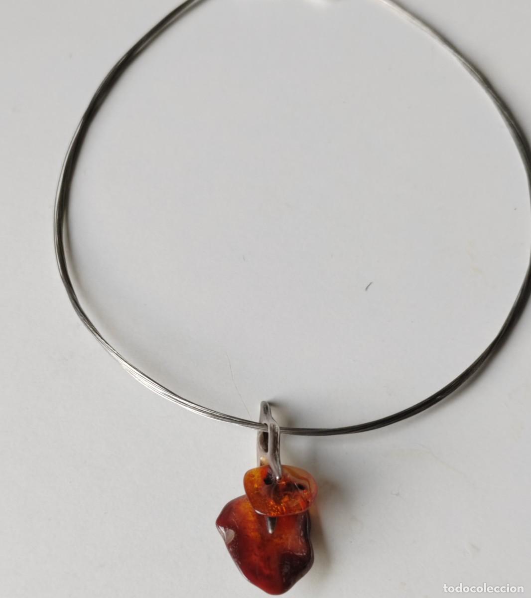 Joyeria: Gargantilla con &Aacute;mbar B&aacute;ltico y Plata de Ley - Foto 3