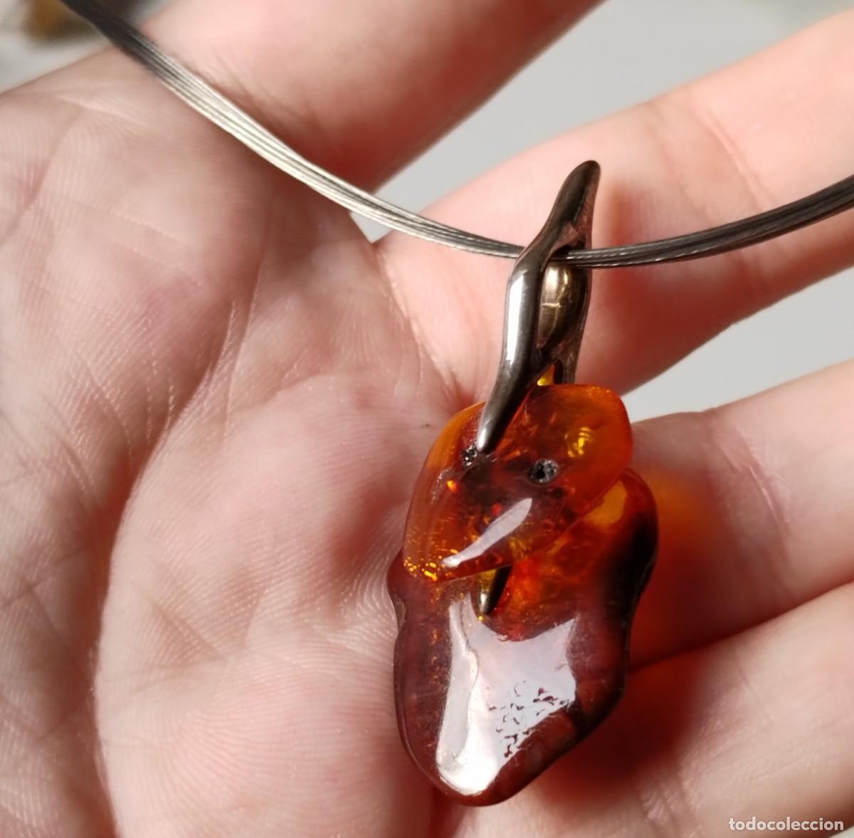 Joyeria: Gargantilla con &Aacute;mbar B&aacute;ltico y Plata de Ley - Foto 4