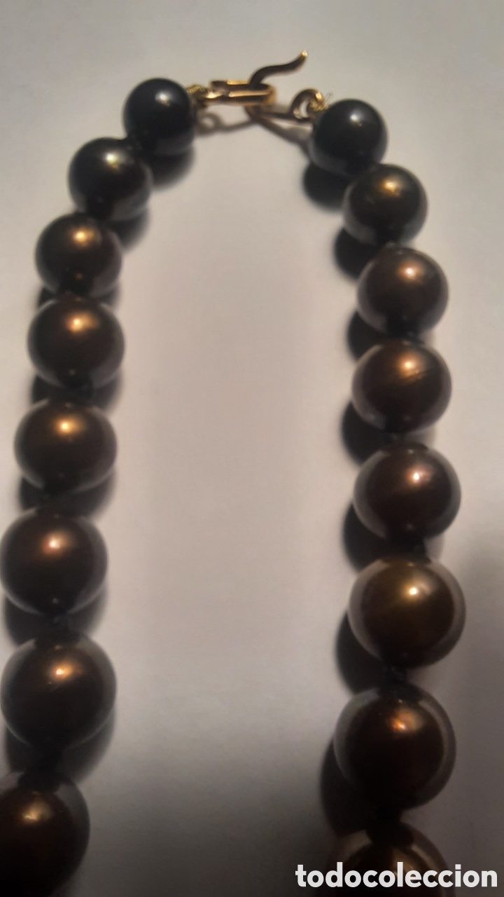 Joyeria: Collar de perlas chocolate - Foto 2