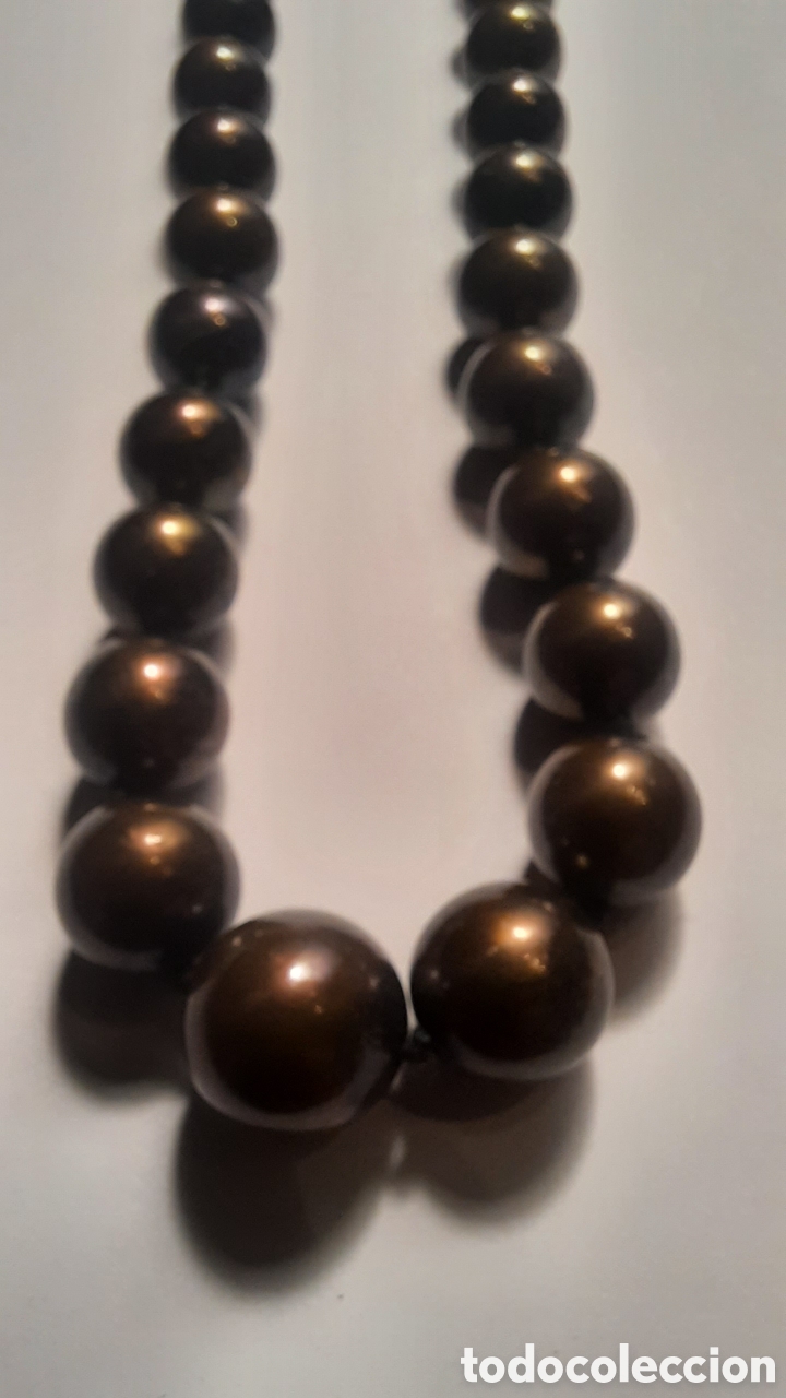 Joyeria: Collar de perlas chocolate - Foto 1
