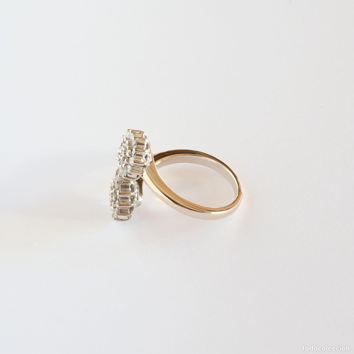 Joyeria: Anillo tu y yo oro con diamantes - Foto 2