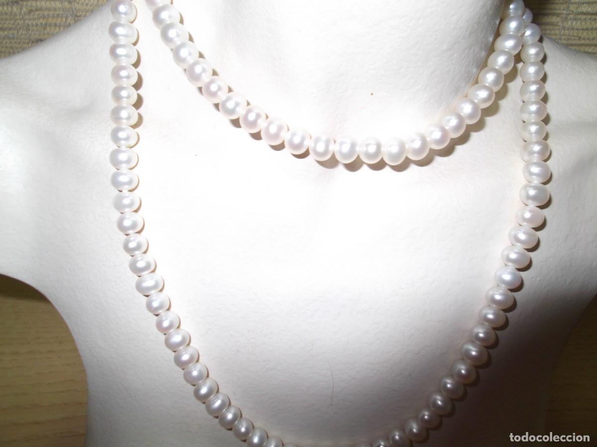 Joyeria: Collar de perlas sin cierre.Vintage - Foto 4