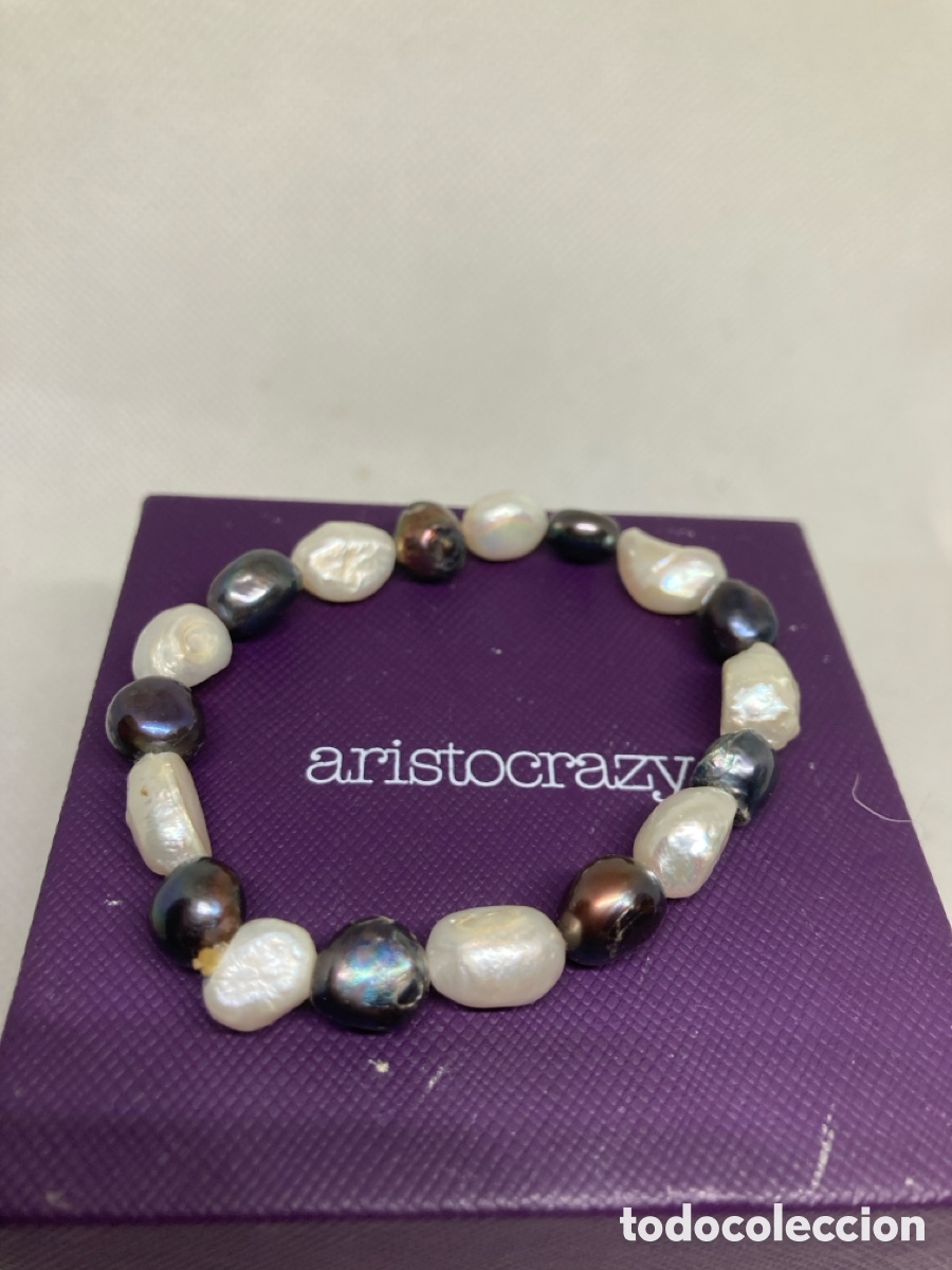 Joyeria: PULSERA PERLAS DE R&Iacute;O NATURALES A ESTRENAR - Foto 2