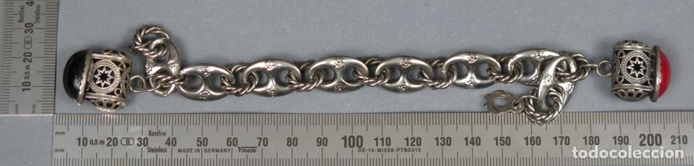 Joyeria: PULSERA DE METAL PLATEADO Y SIMIL PEDRERIA - Foto 2