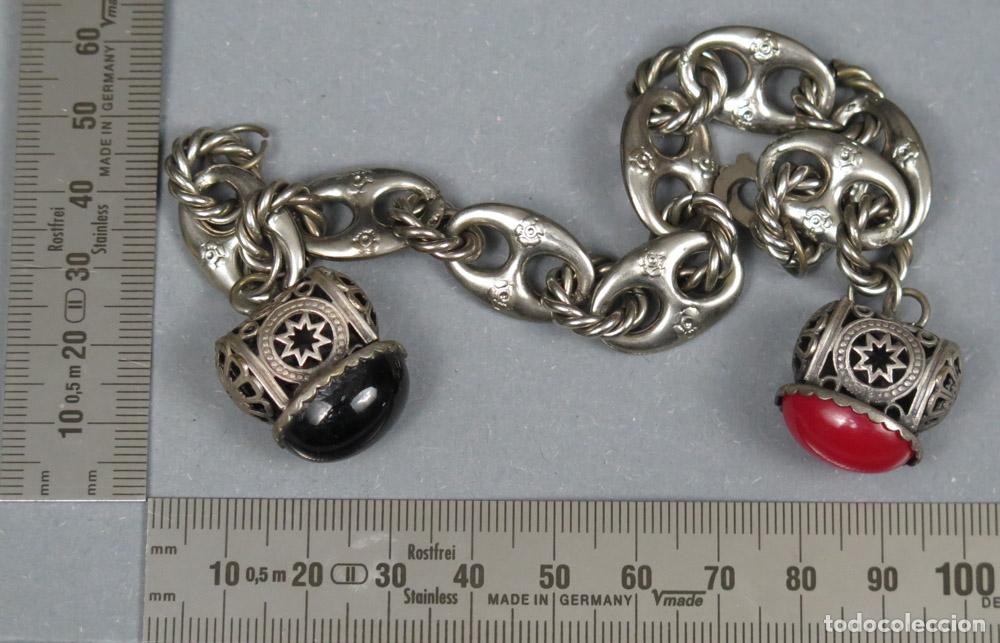 Joyeria: PULSERA DE METAL PLATEADO Y SIMIL PEDRERIA - Foto 1