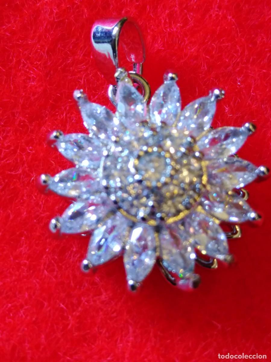 Joyeria: COLGANTE DE CIRCONIO Y ORO BLANCO (SIN USAR) - Foto 2